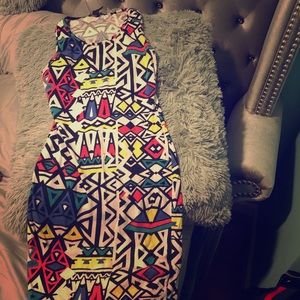 Beautiful Aztec Midi Dress
